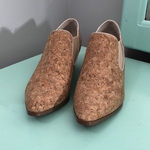 NWOT Anthropologie Farylrobin Chelsea Cork Booties